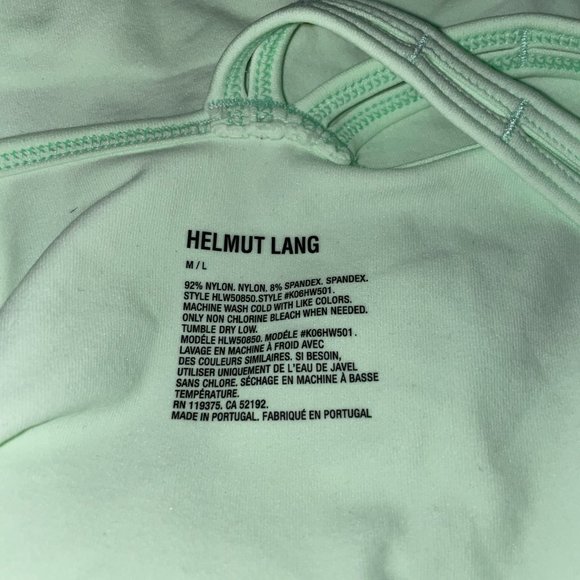 HELMUT LANG Stretch-jersey tank Size M/L - Picture 4 of 4